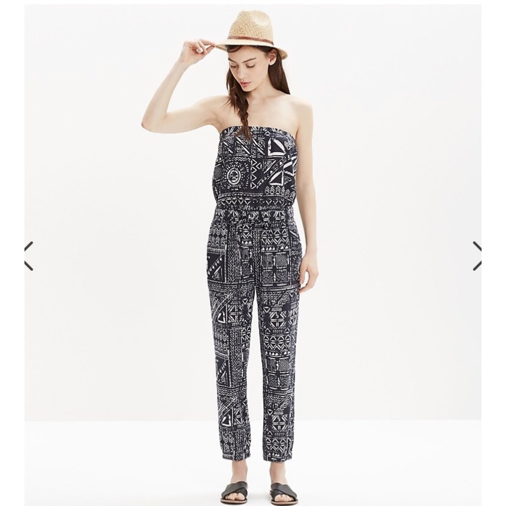 Madewell Kingston Cover-Up Jumpsuit in Inkspell